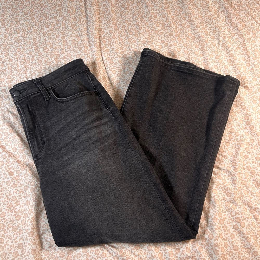 Joe's Jeans The Wide Leg Ankle Kacey Dark Gray Denim
